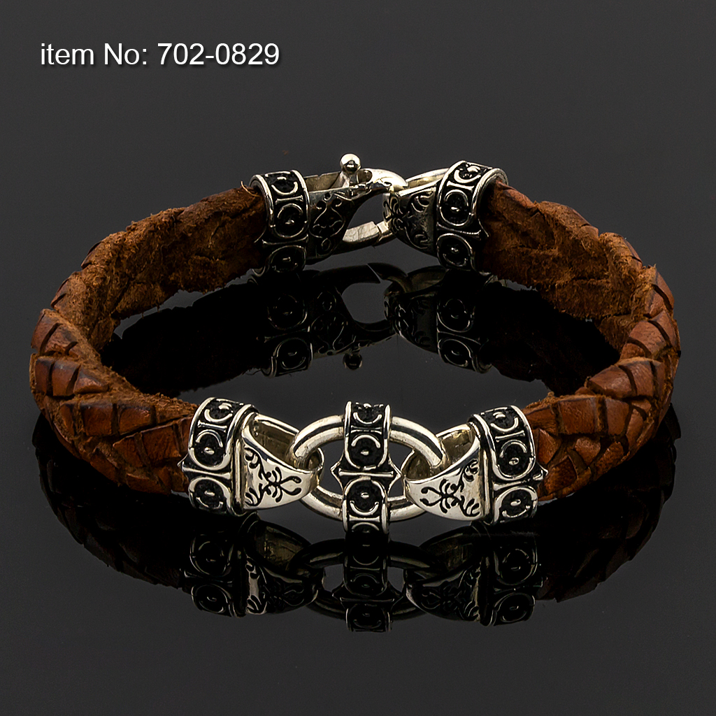 Ασημένιο βραχιόλι - Πατήστε εδώ για περισσότερα χρώματα -