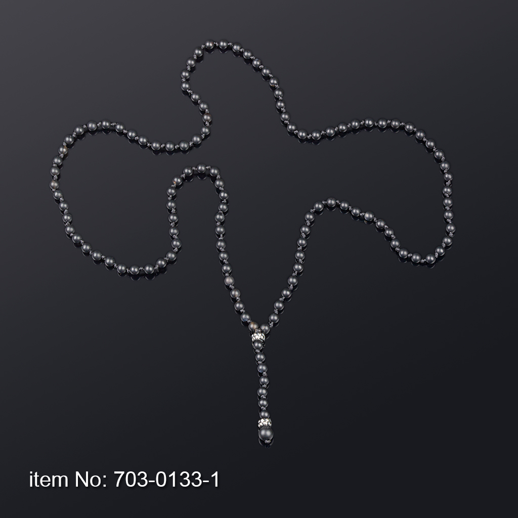 925° Ασημένιο Κολιέ με ματ όνυχα 4 mm