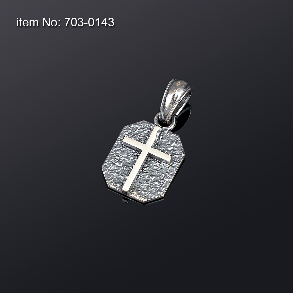 Sterling silver pendant cross