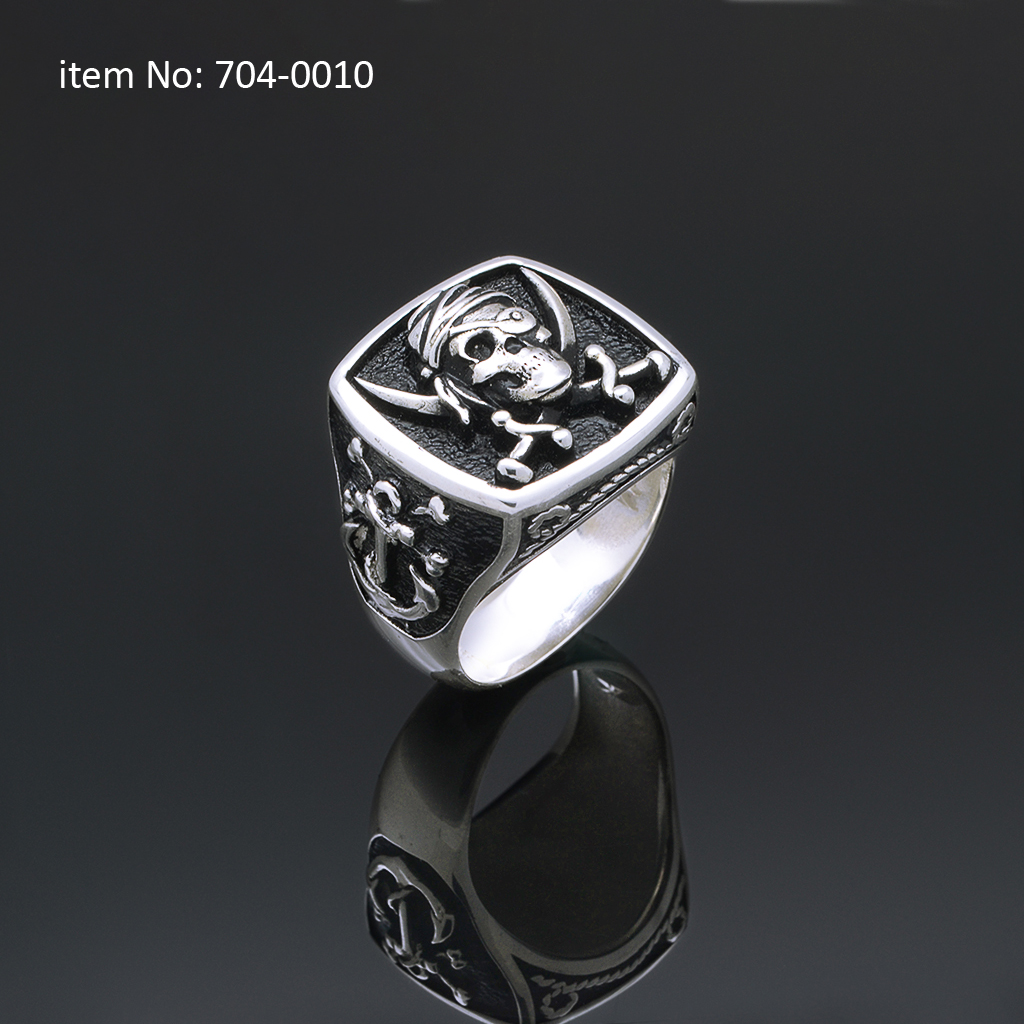 Sterling Silver Pirate Ring