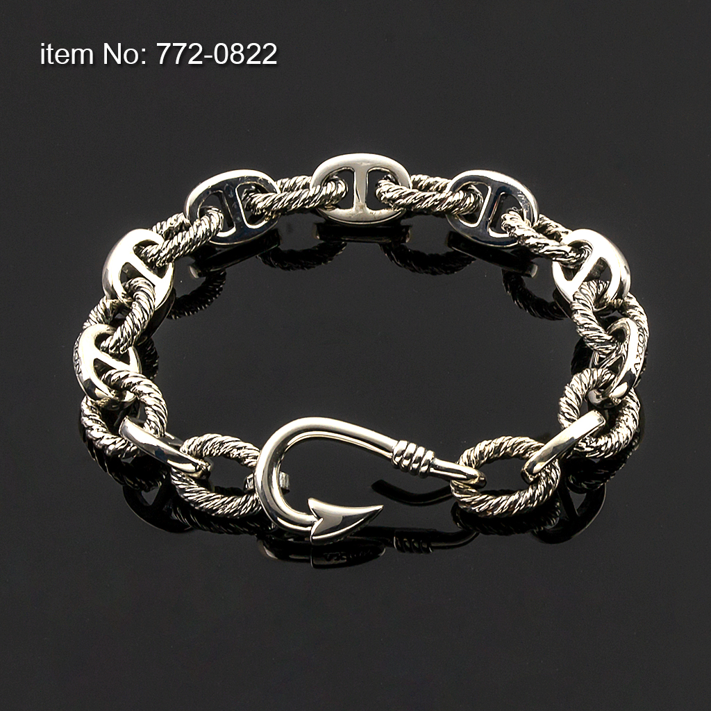 Sterling Silver Link Bracelet